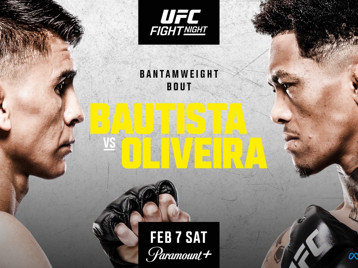 UFC Fight Night (Bautista vs. Oliveira) Previews